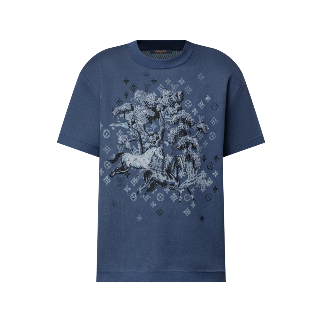 ショートスリーブ ジャカード クルーネック ｜ルイ・ヴィトン 公式